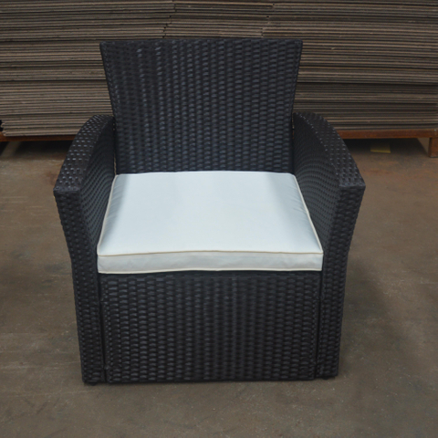 Conjunto moderno de mesa e cadeira de vime Uplion, conjunto de sof&aacute; de vime, m&oacute;veis de vime tecidos &agrave; m&atilde;o para p&aacute;tio