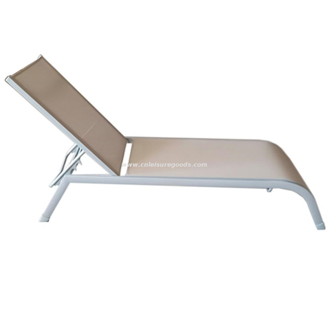 Uplion Hoge kwaliteit tuin, zwembad, buitenstrand, zonnebank, verstelbare aluminium ligstoel