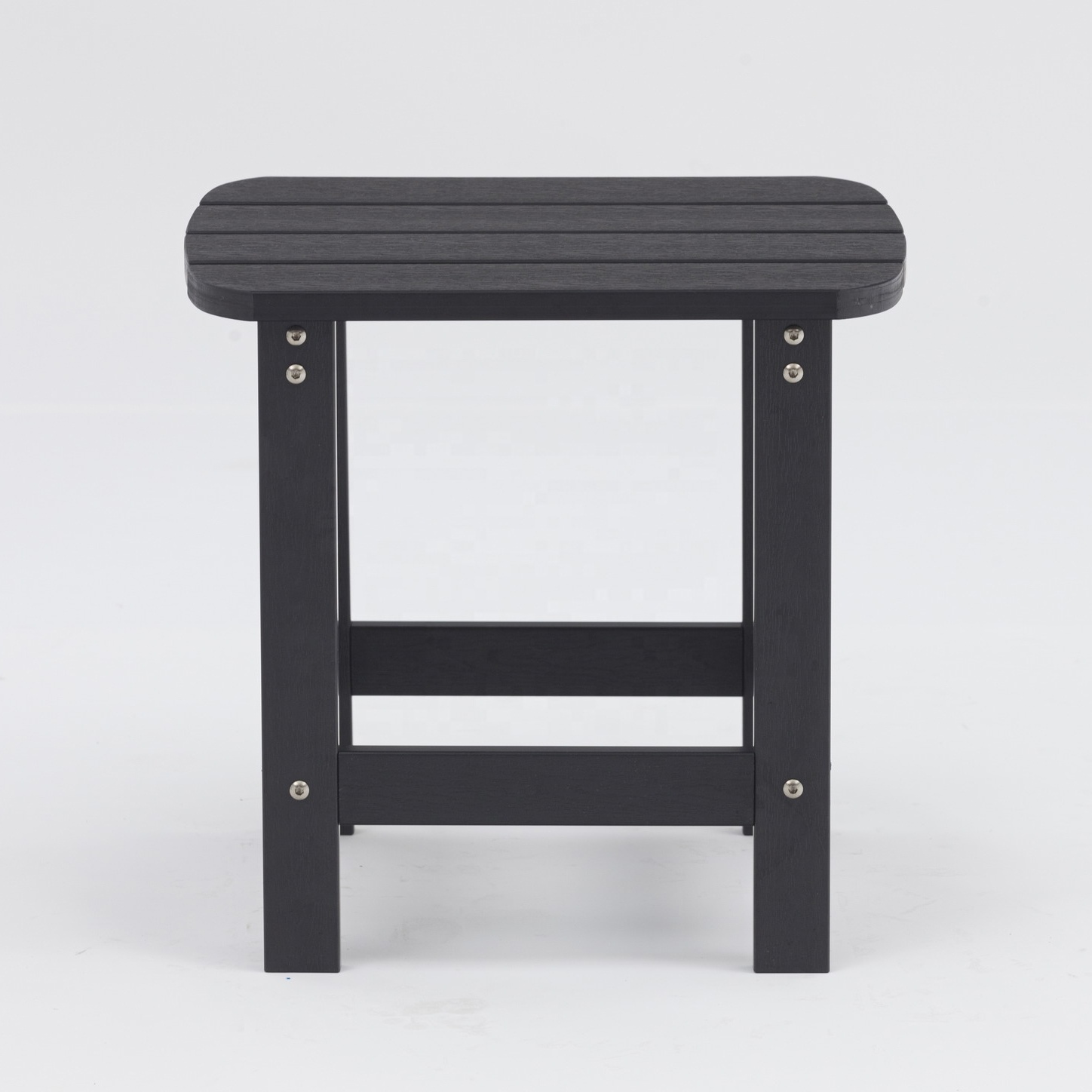 Uplion modern black garden patio Side Table plastic wood small modern corner table