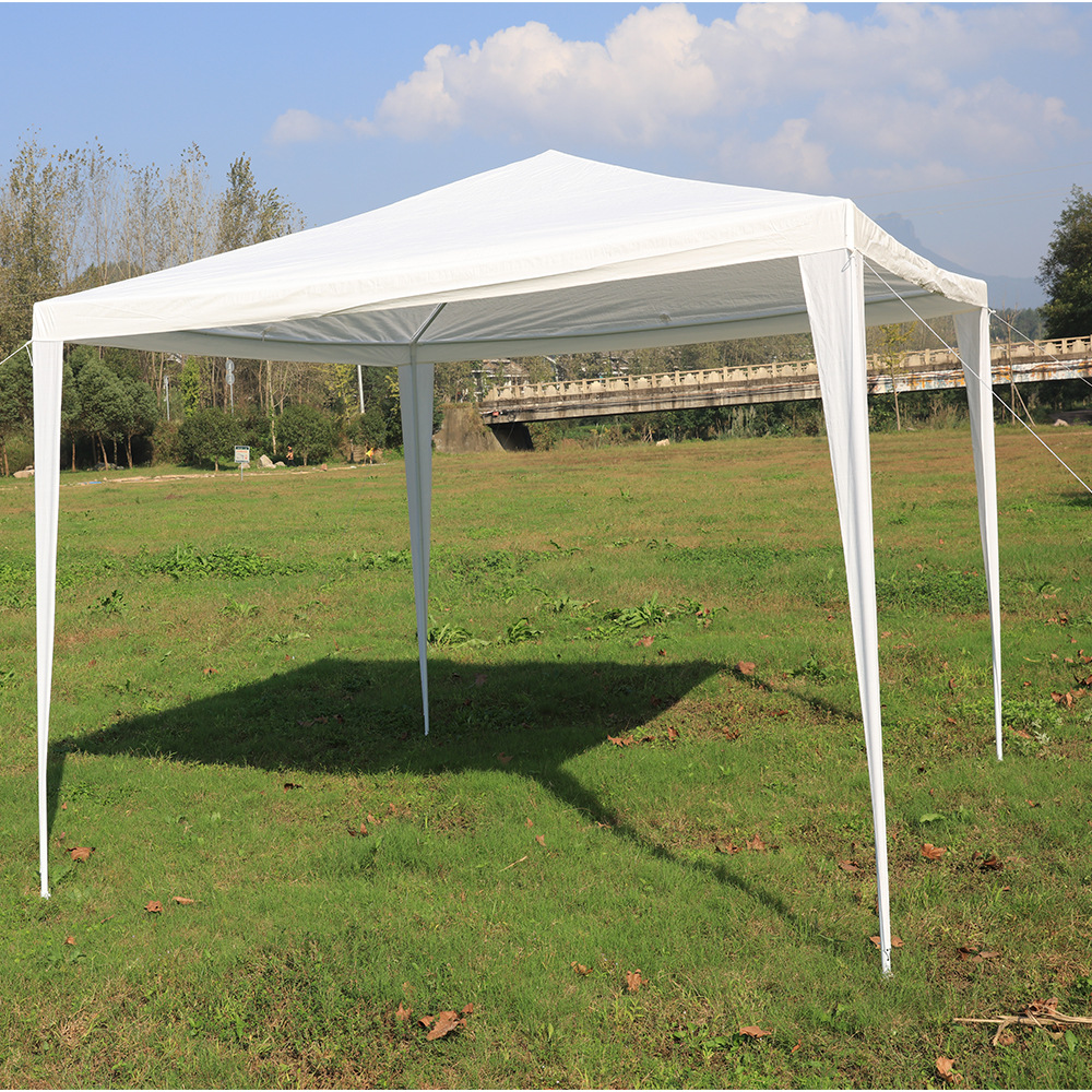 Uplion Cheap assemble outdoor PE gazebo 3x3 garden folding trade canopy tent commercial tent
