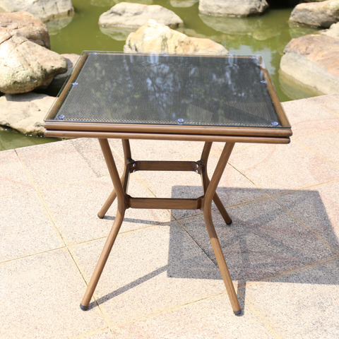 Алюминиевые столы для уличного патио, журнальный столик для бистро, Uplion