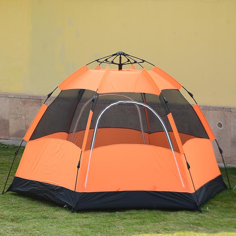 Outdoor hexagonal tent