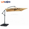 Uplion Luxury Quality Strong UV Waterproof 2.5m Square Outdoor Hanging Parasol Sunshade Umbrella Parasol