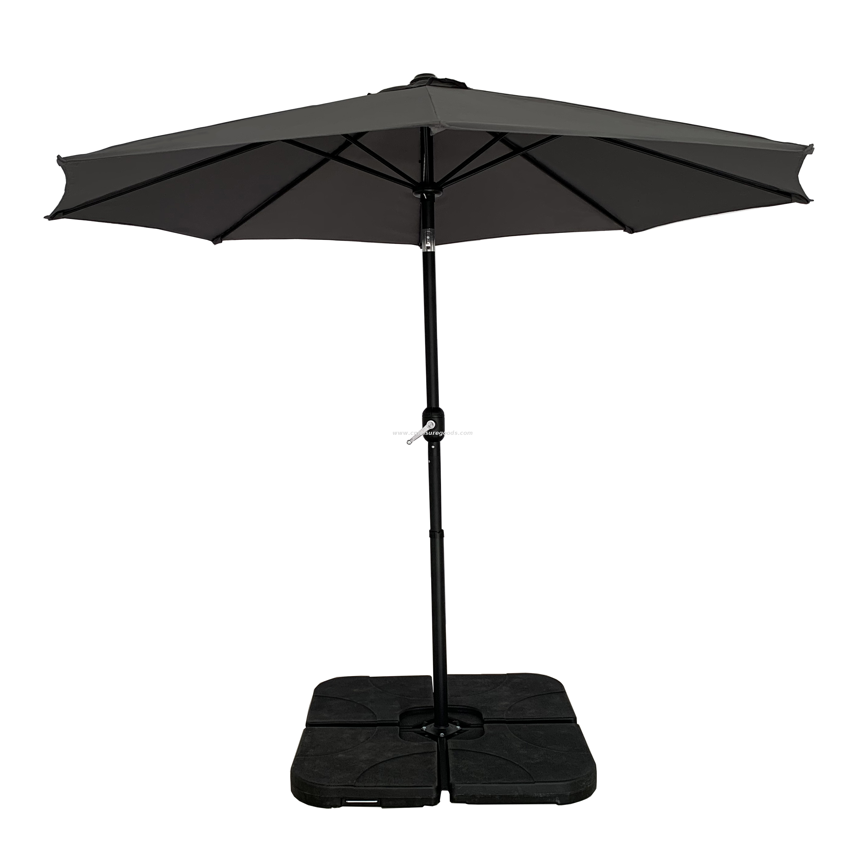 Uplion 10 Ft Big Waterproof Garden Market Table Sun Umbrella Outdoor Balcony Patio Parasol