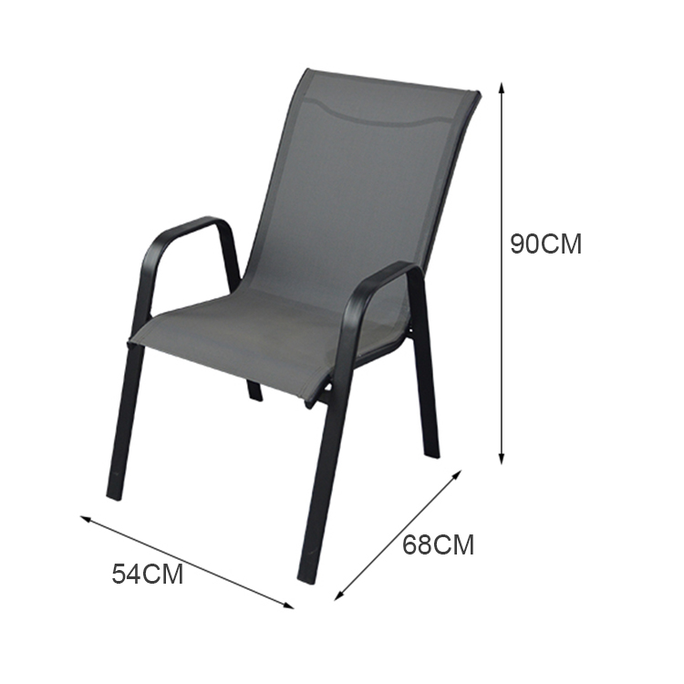 Uplion Garden Furniture Cheap Metal Bistro Chair Mesh Outdoor Patio Chairs