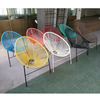 Uplion Outdoor Garden Leisure Steel frame Rattan Chair Bistro Acapulco Chair Egg Shaped Wicker Nest Chair