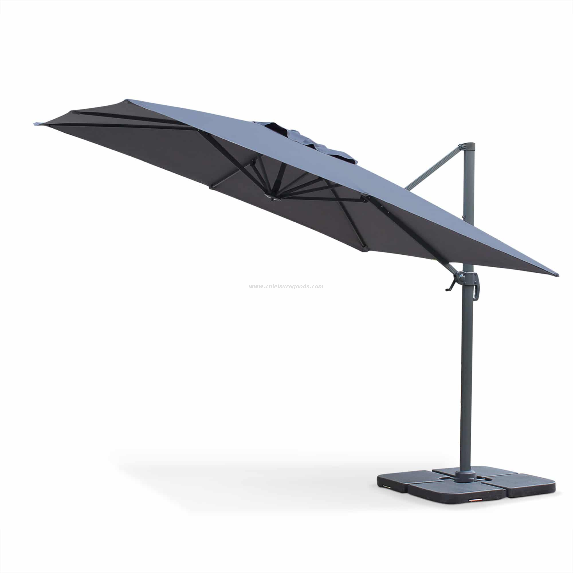 Uplion Patio Waterproof Garden Furniture Coffee Shop Square Outdoor Parasol Luxury Roma Umbrella