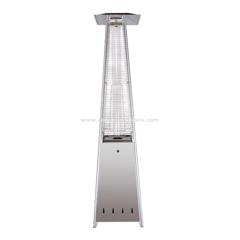 Outdoor Waterproof Tower Type Vertical Windproof Stainless Steel Courtyard Commercial Quartz Glass Tube Heater