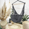 Uplion Hanging Hammock Chair Seat Cushions Included, Indoor Outdoor Single Seat Swing Chair
