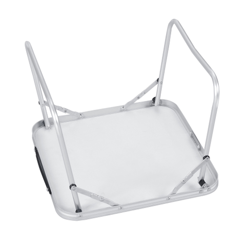 Uplion Tragbarer Campingtisch aus Aluminium f&uuml;r die Terrasse, h&ouml;henverstellbarer klappbarer Picknicktisch