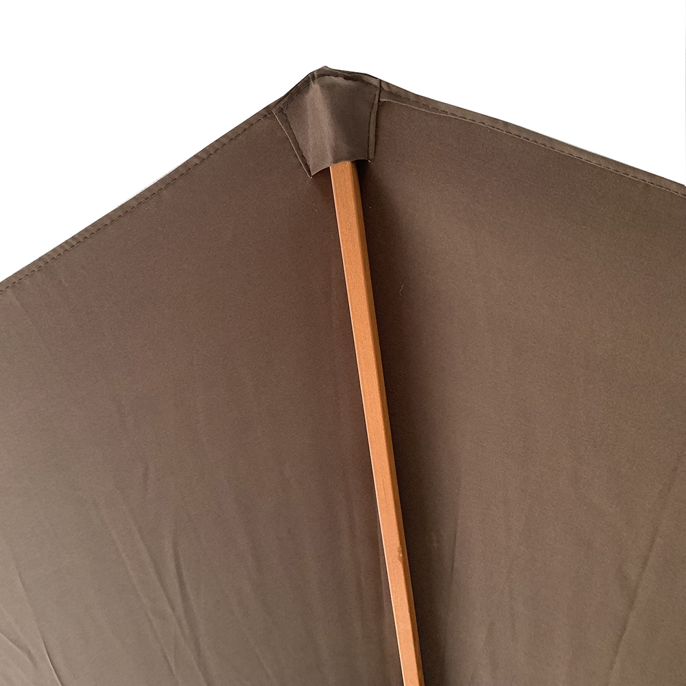 Uplion 10 ft Wooden Garden Table Umbrellas Market Parasol Outdoor Patio Umbrella
