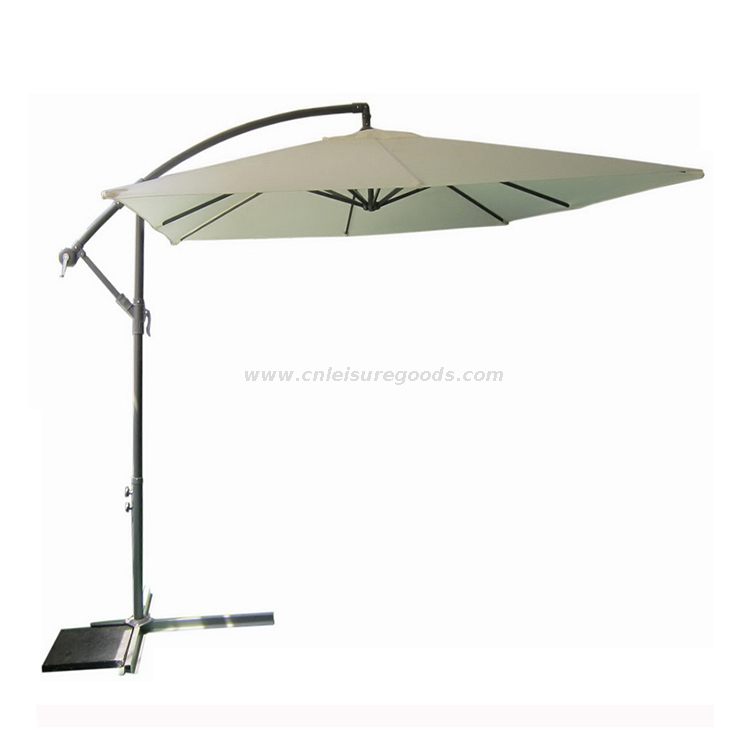 Uplion Luxury Quality Strong UV Waterproof 2.5m Square Outdoor Hanging Parasol Sunshade Umbrella Parasol