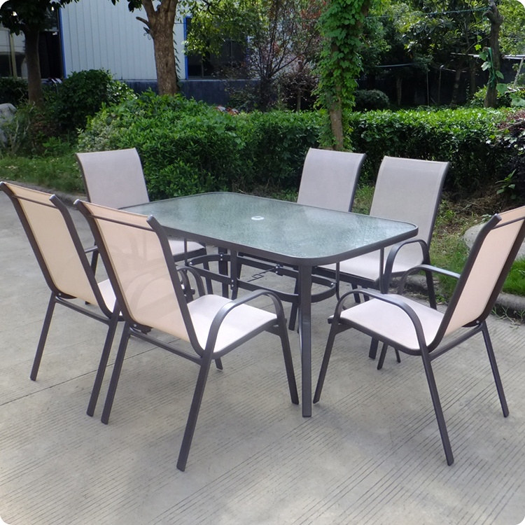 Uplion USA Europe market popular outdoor table and chair set furniture set garden patio dining outdoor patio furniture
