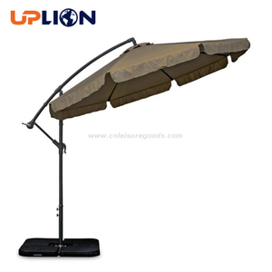 Uplion Garden 10FT Wiszacy Parasol Z Falbanami I Patio Parasol Umbrella