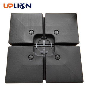 Uplion Large size 4-Piece parasol base apply to all garden umbrella plastic water base