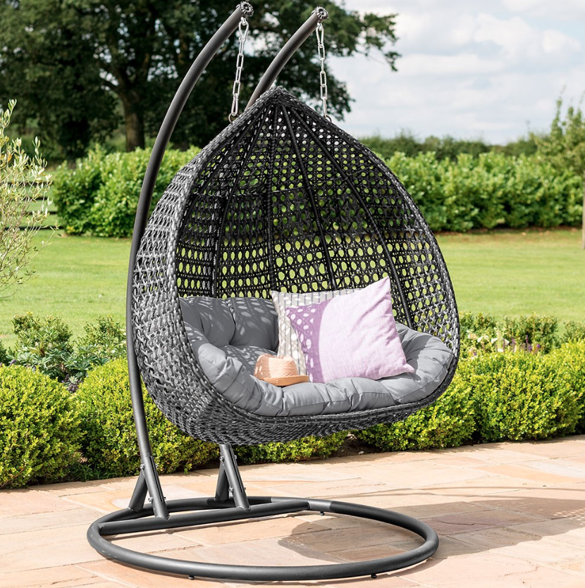 Outdoor Hanging rattan chair, garden egg chair create leisure time