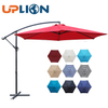 Uplion 10ft Side Hanging Cantilever Waterproof Patio Umbrellas Market Banana Sun Umbrella Garden Outdoor Parasol