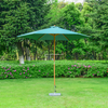 Uplion 10ft Solid Wood Big Waterproof Umbrella Garden Market Table Sun Umbrella Outdoor Patio Parasol