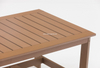 Uplion Patio Furniture Table Plastic Wood Bistro Table Outdoor Coffee Table