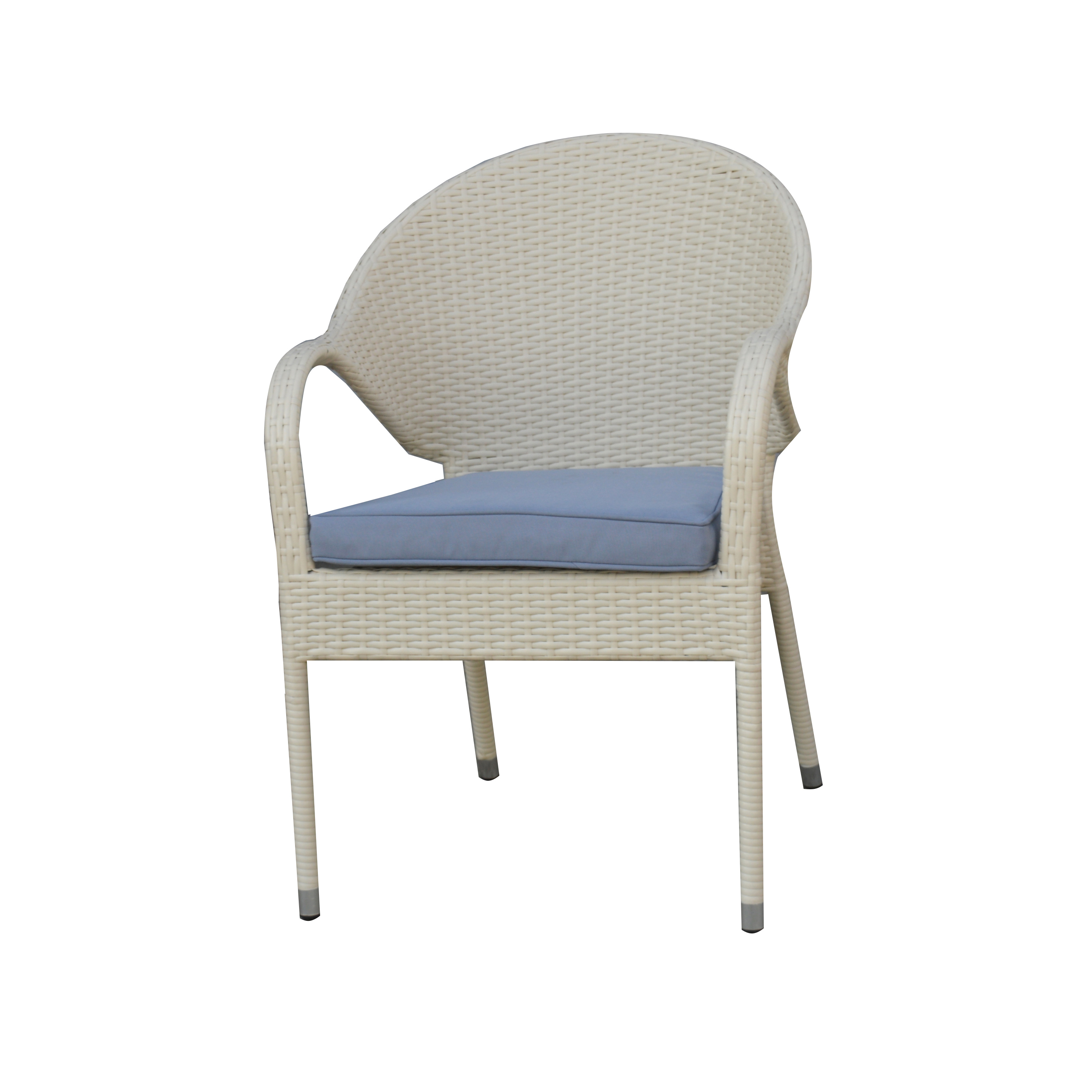 Silla de rat&aacute;n de aluminio para exteriores popular de tendencia de muebles de jard&iacute;n Uplion, sill&oacute;n de rat&aacute;n para jard&iacute;n