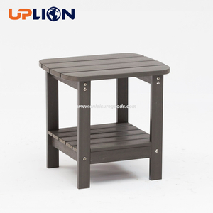 Uplion modern bathroom stool garden patio tea coffee table plastic wood small modern corner table