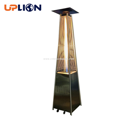 Uplion Outdoor Gas Heater with Wheels Pyramid Propane Patio Heater for Garden