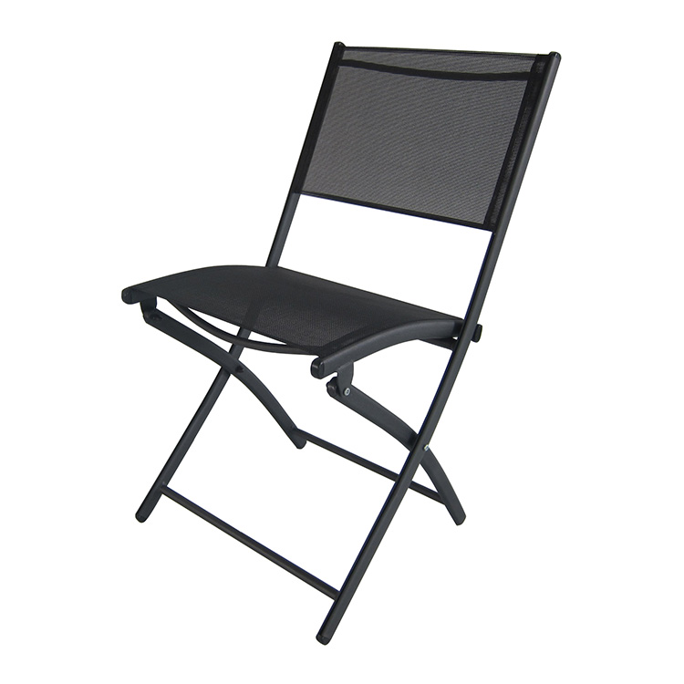 Uplion Garden Furniture Uplion Outdoor steel and fabric sling Garden folding chair
